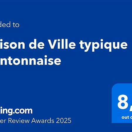 Maison De Ville Typique Mentonnaise Exterior foto