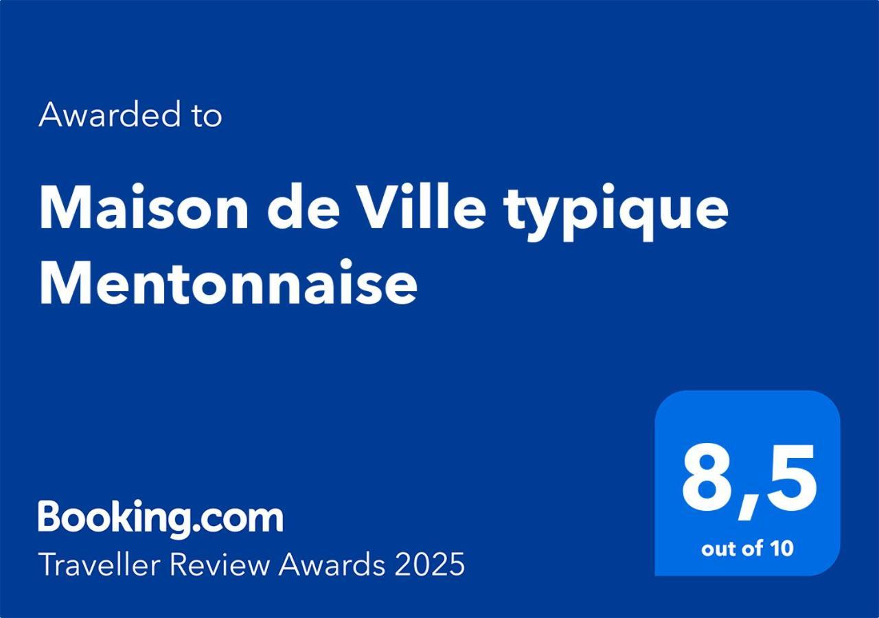 Maison De Ville Typique Mentonnaise Exterior foto